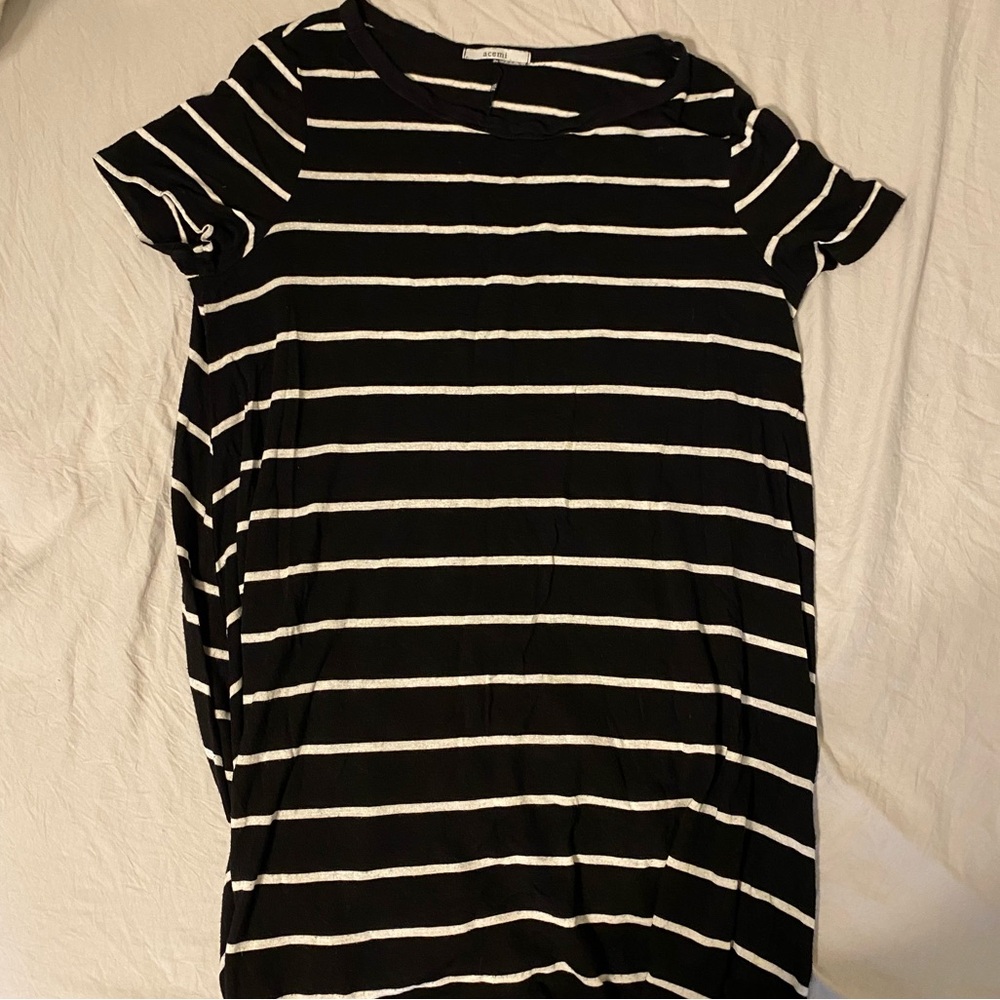 Striped T-shirt dress